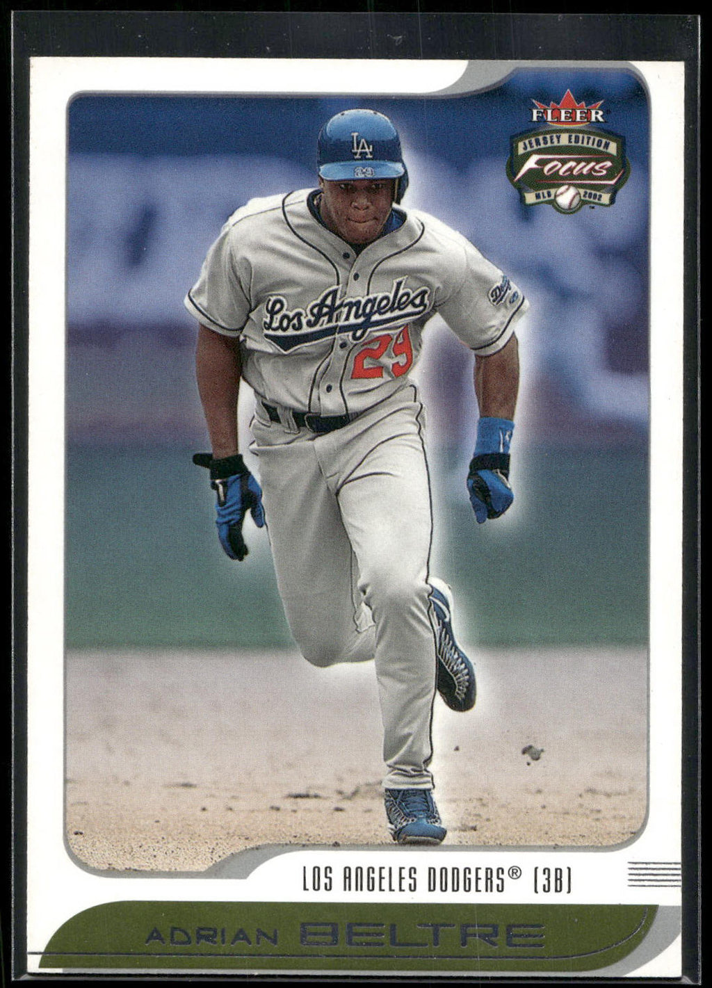 2002 Fleer Focus Jersey Edition #78 Adrian Beltre