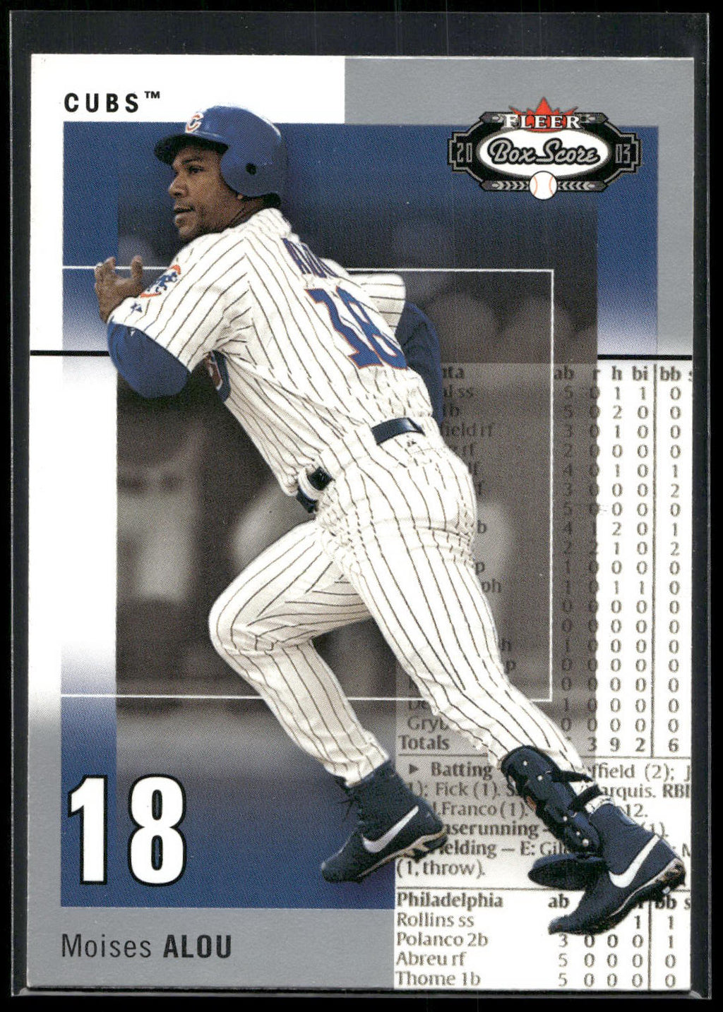 2003 Fleer Box Score #69 Moises Alou