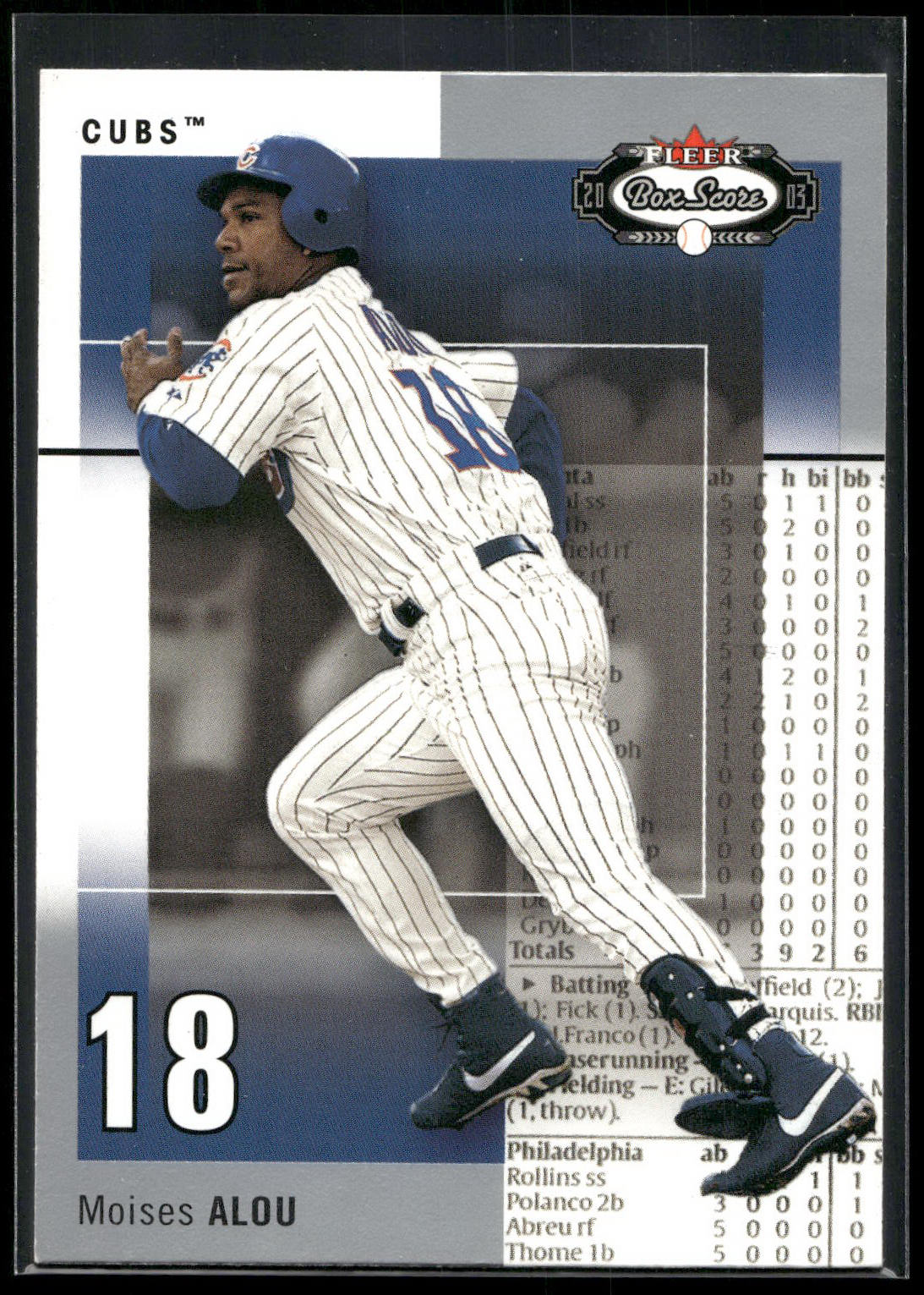 2003 Fleer Box Score #69 Moises Alou