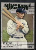 2017 Topps #MM-19 Ty Cobb Memorable Moments