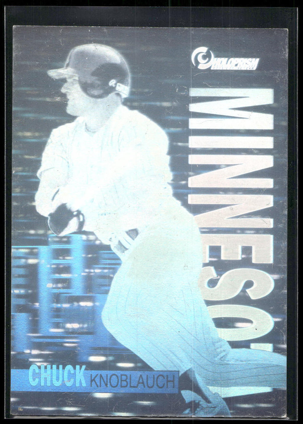 1992 MJB Holographics Holoprisms Chuck Knoblauch #R/3 Chuck Knoblauch