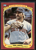 1986 Fleer Star Stickers #45 Kirk Gibson
