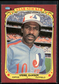 1986 Fleer Star Stickers #32 Andre Dawson