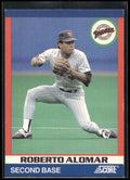 1991 Score 100 Superstars #100 Roberto Alomar