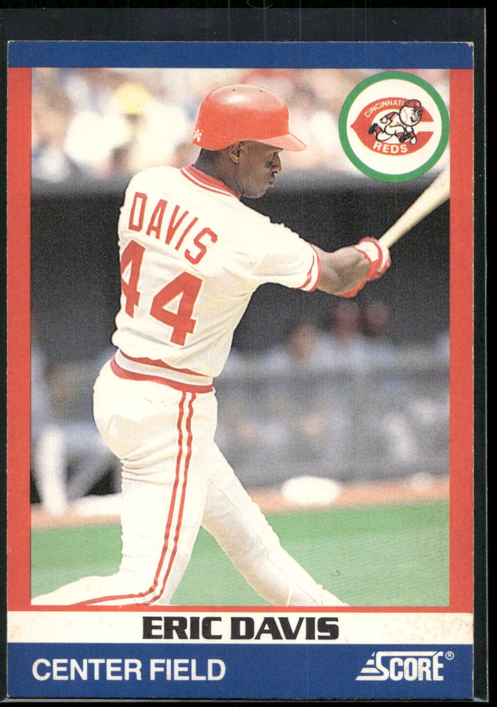 1991 Score 100 Superstars #9 Eric Davis