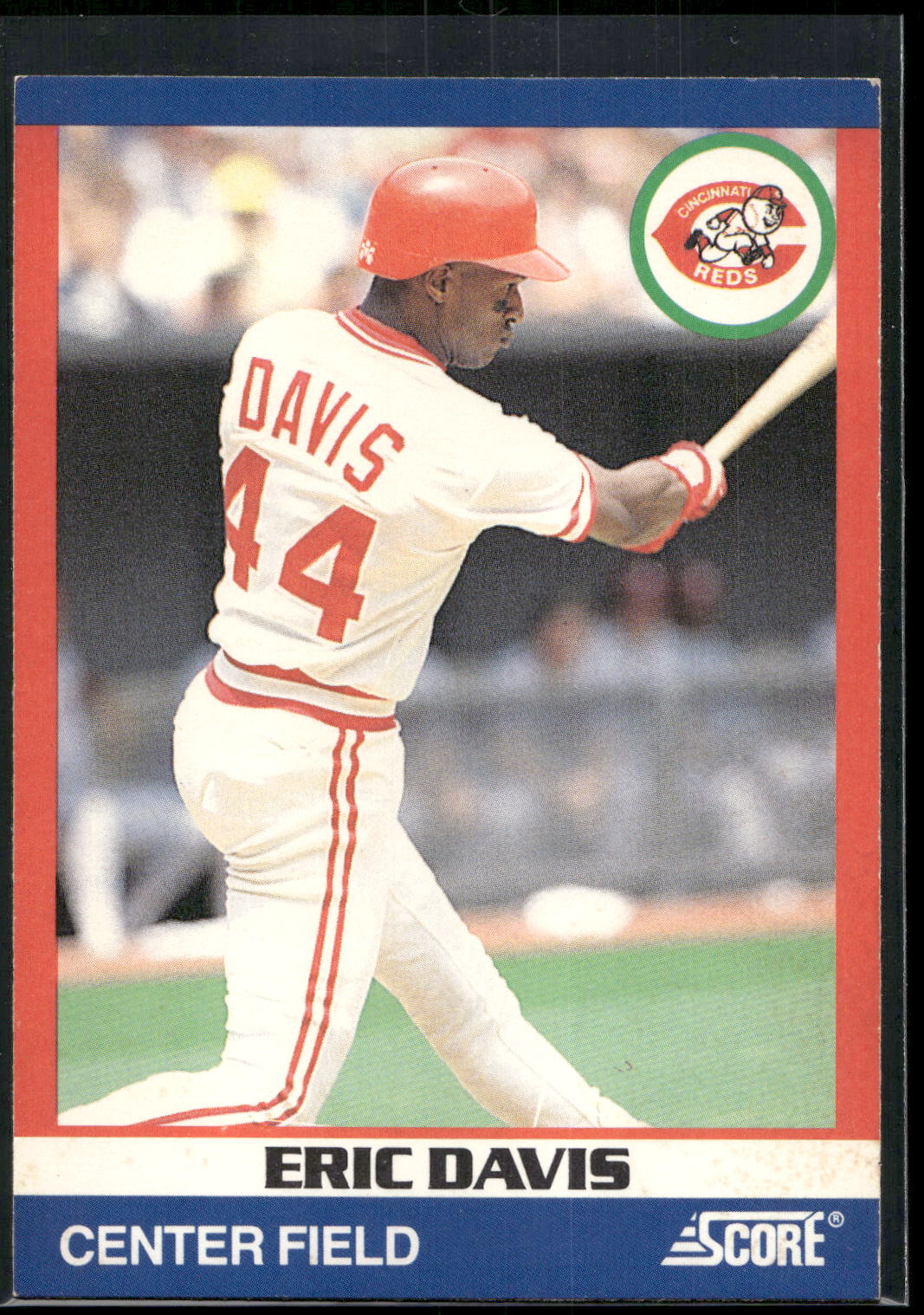 1991 Score 100 Superstars #9 Eric Davis