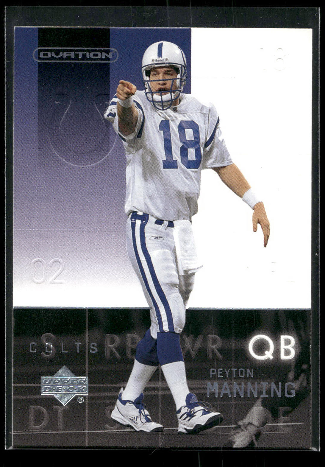 2002 Upper Deck Ovation #37 Peyton Manning