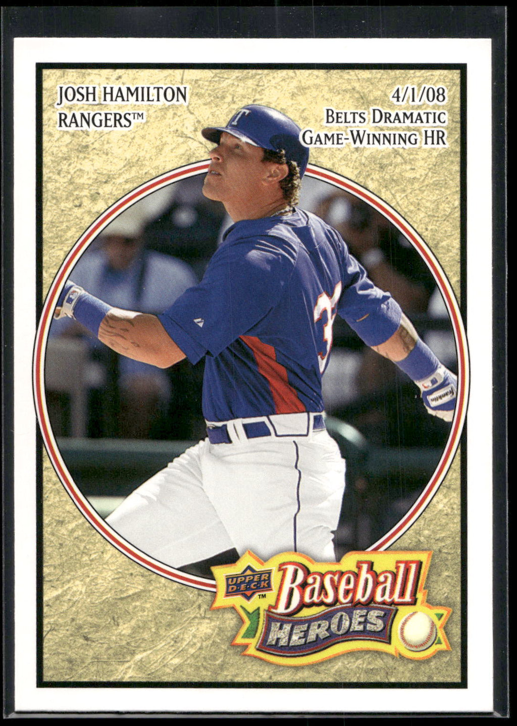 2008 Upper Deck Baseball Heroes #12 Josh Hamilton