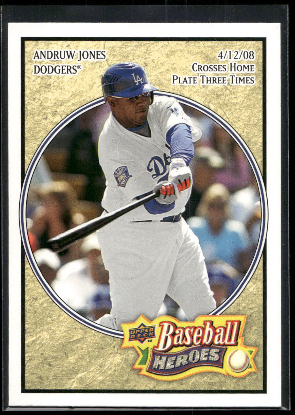 2008 Upper Deck Baseball Heroes #87 Andruw Jones