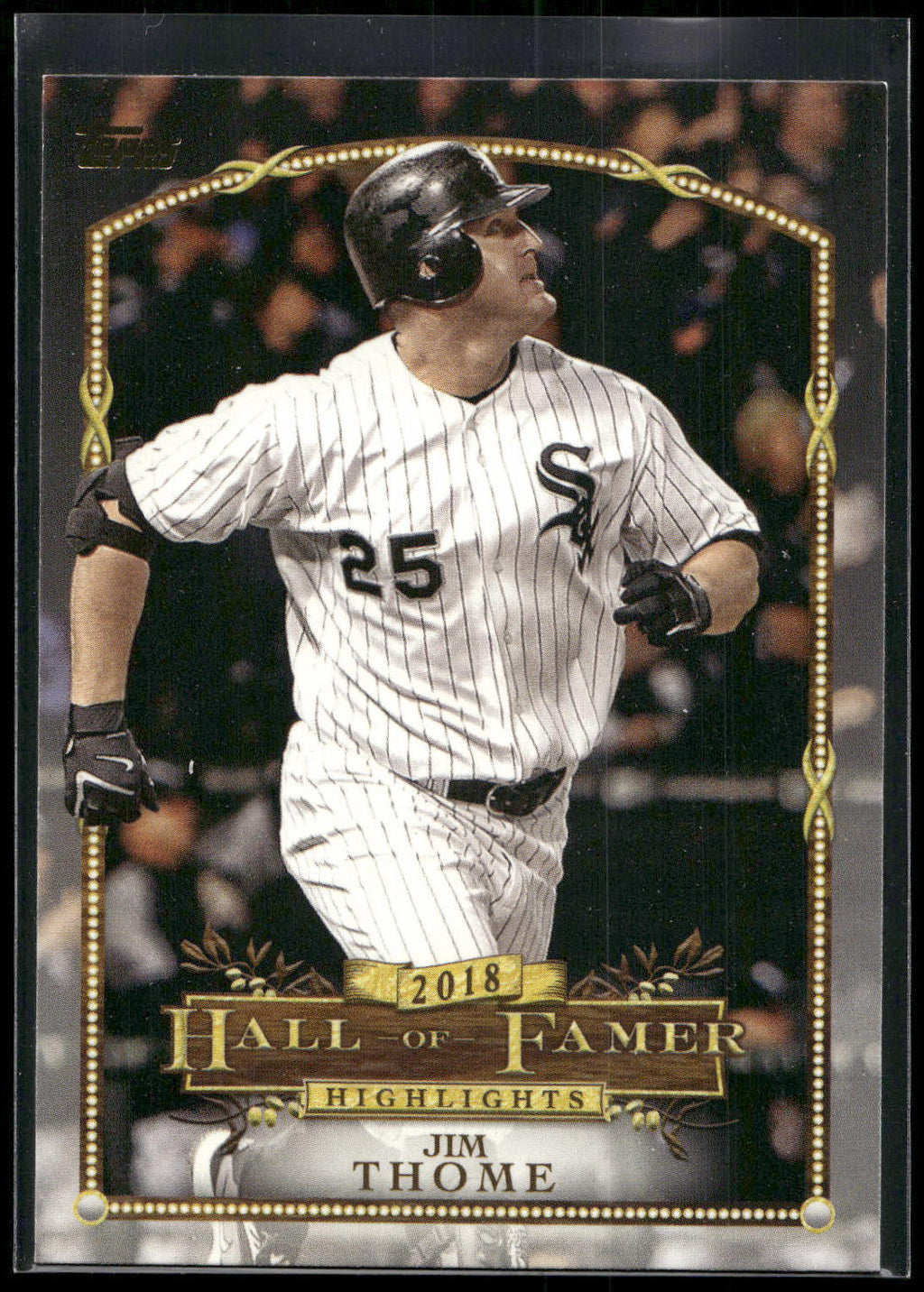 2018 Topps Update #HFH-16 Jim Thome Hall of Famer Highlights