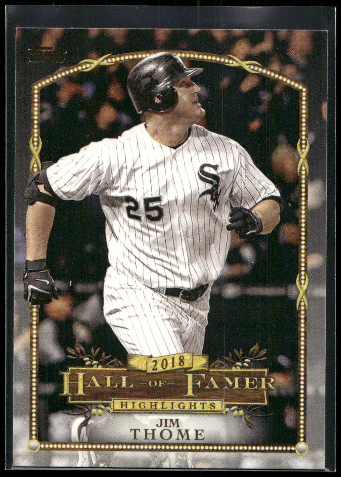 2018 Topps Update #HFH-16 Jim Thome Hall of Famer Highlights
