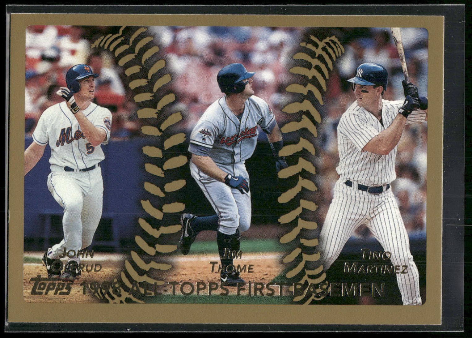 1999 Topps #451 All-Topps First Base (John Olerud / Jim Thome / Tino Martinez)