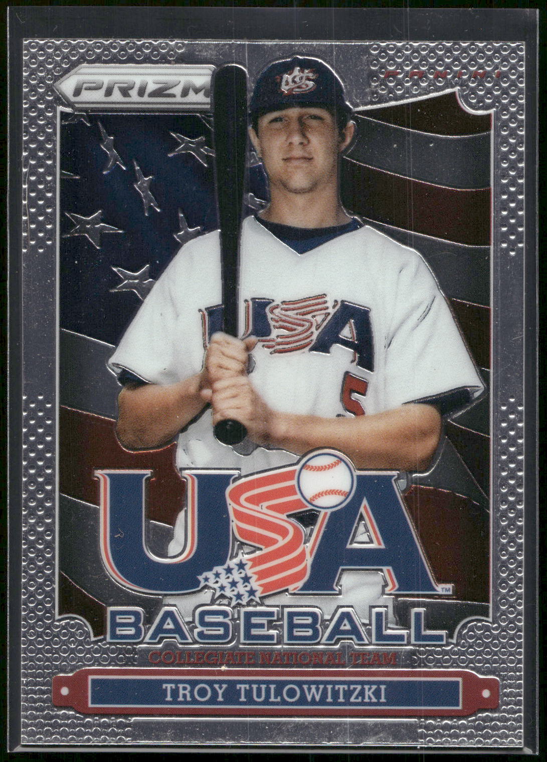 2013 Panini Prizm #USA3 Troy Tulowitzki USA Baseball