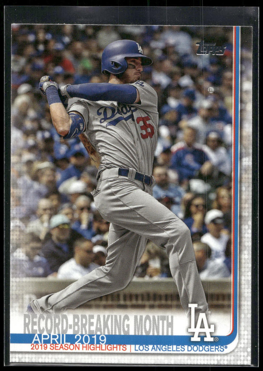 2019 Topps Update #US113 Record-Breaking Month