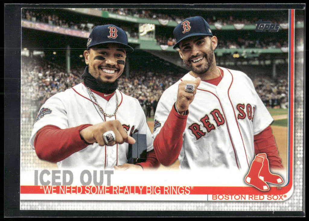 2019 Topps Update #US246 Iced Out (Mookie Betts / J.D. Martinez)
