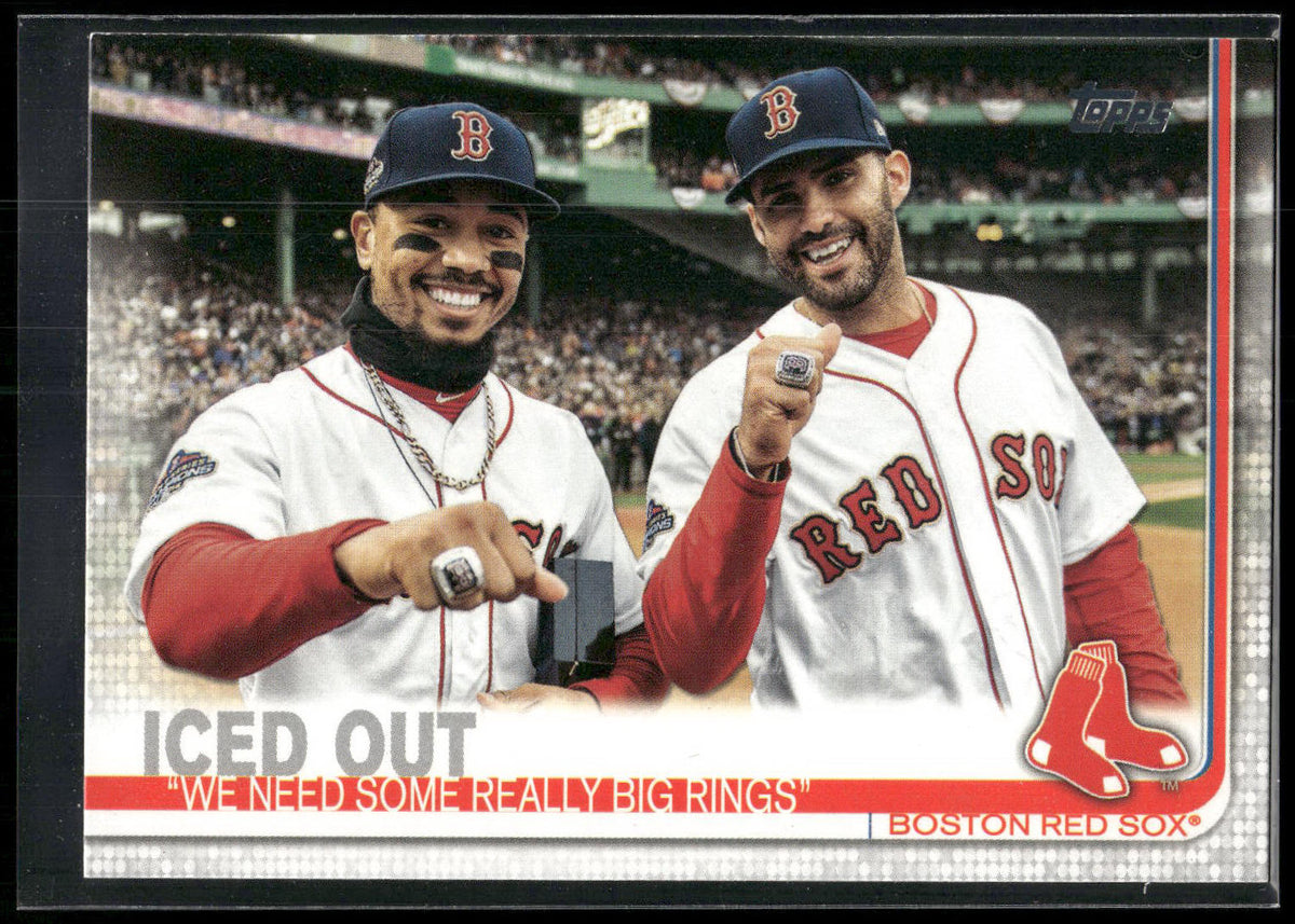 2019 Topps Update #US246 Iced Out (Mookie Betts / J.D. Martinez)