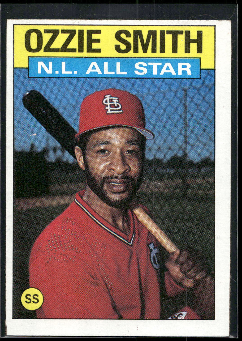 1986 Topps #704 Ozzie Smith