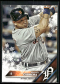 2016 Topps Holiday #HMW99 Miguel Cabrera Metallic Snowflake