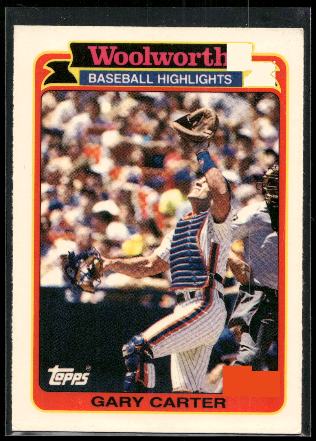 1989 Topps Woolworth Baseball Highlights #10 Gary Carter