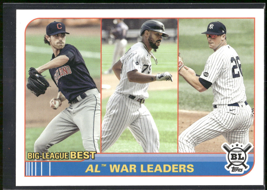 2021 Topps Big League #257 s (Shane Bieber / Jose Abreu / DJ LeMahieu) LL