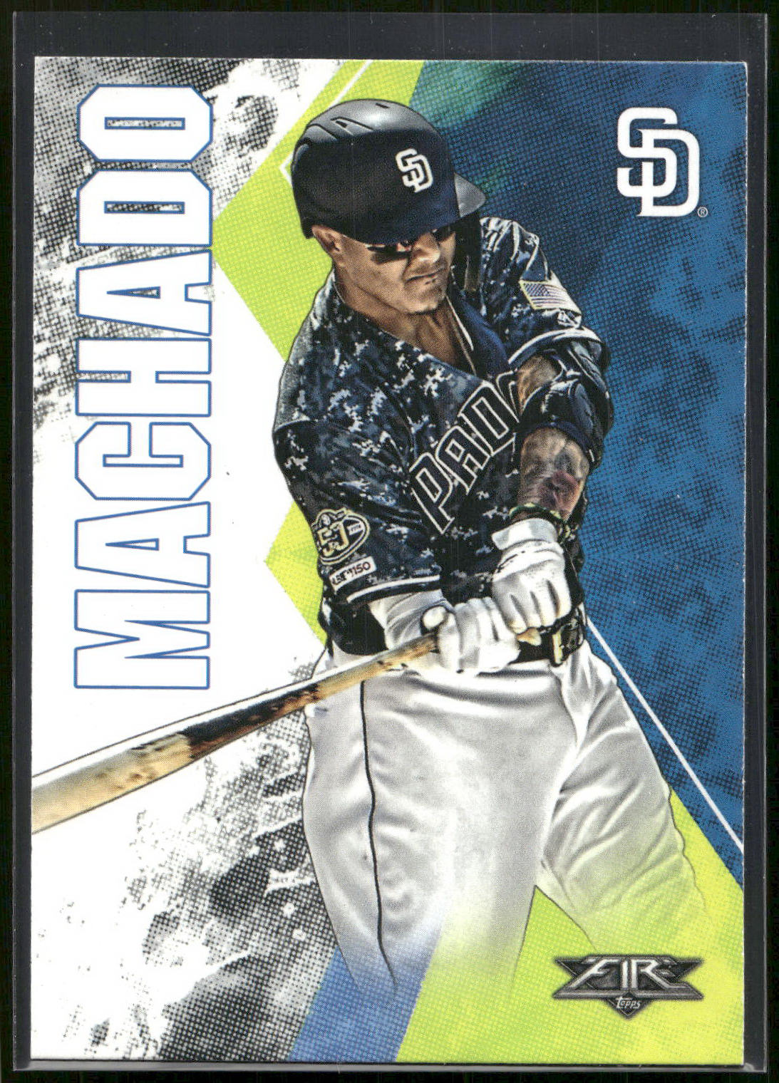 2019 Topps Fire #107 Manny Machado