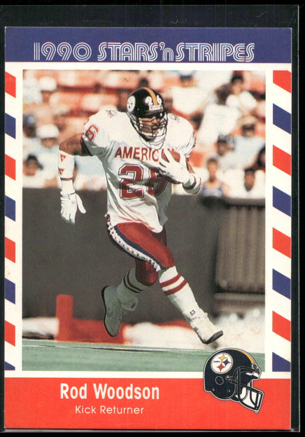 1990 Asher Candy Stars 'n Stripes #7 Rod Woodson