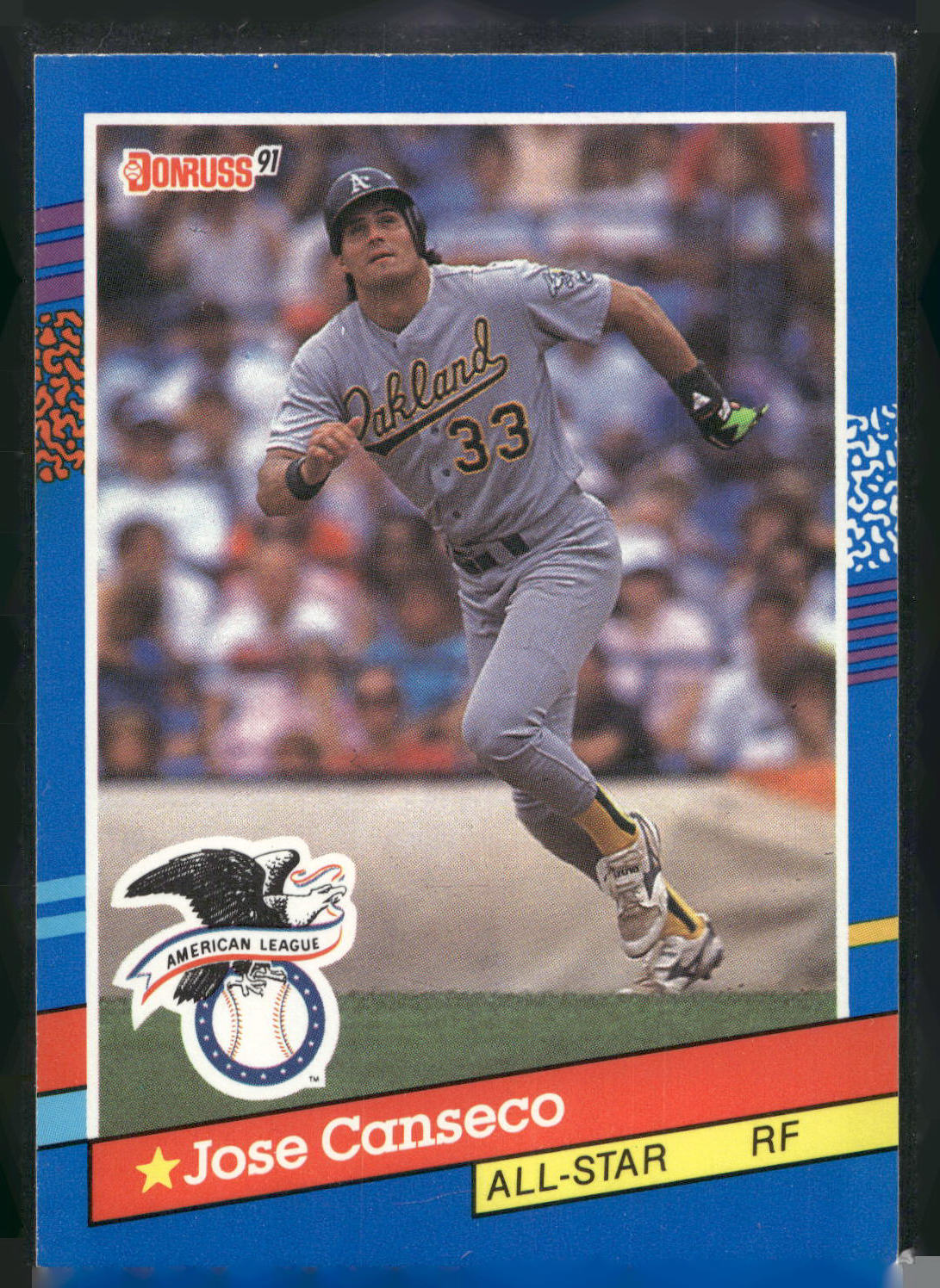 1991 Donruss #50 Jose Canseco