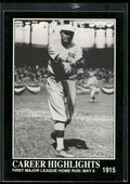 1992 Megacards Babe Ruth #72 First Major League Home Run: May 6
