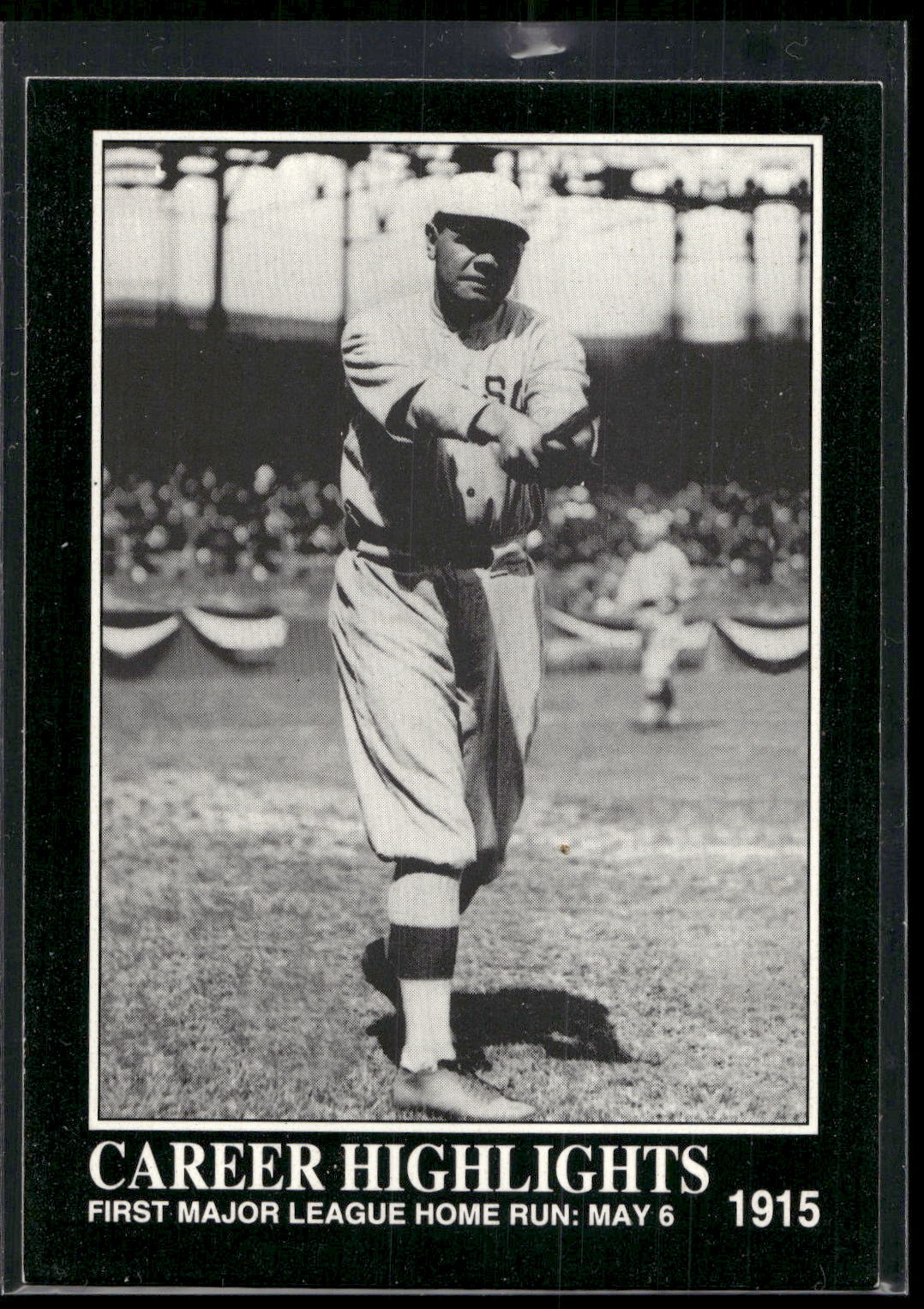 1992 Megacards Babe Ruth #72 First Major League Home Run: May 6