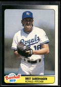 1990 Fleer Baseball MVPs #32 Bret Saberhagen