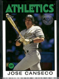 2021 Topps #86B-22 Jose Canseco 1986 Topps Baseball 35th Anniversary (Series 2)