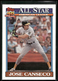1991 Topps #390 Jose Canseco