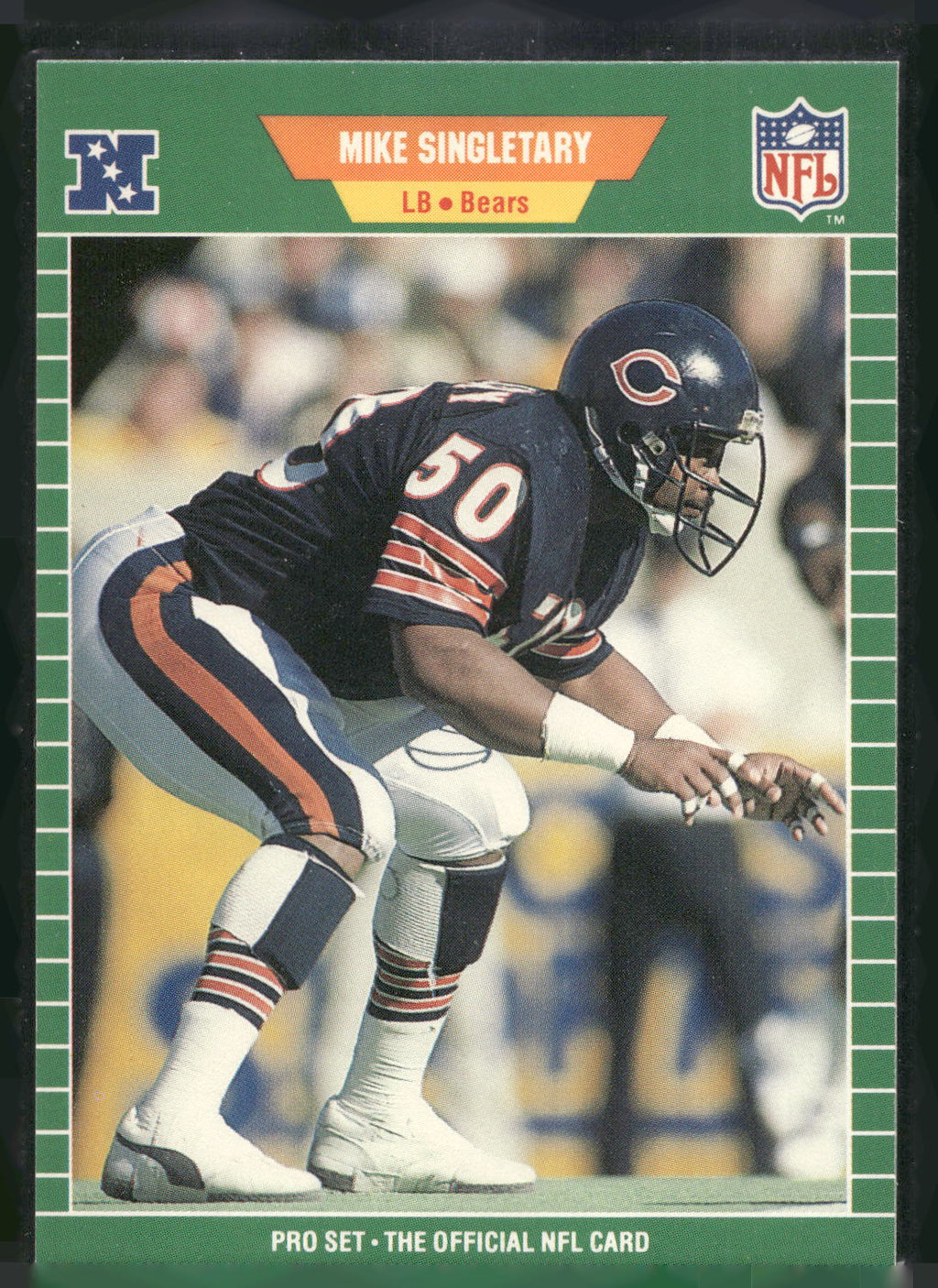 1989 Pro Set #50 Mike Singletary