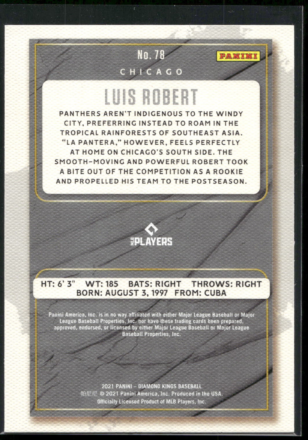 2021 Panini Diamond Kings #78 Luis Robert