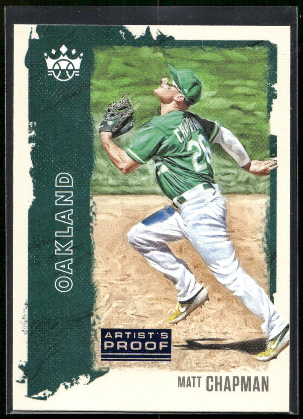 2021 Panini Diamond Kings #163 Matt Chapman Artist's Proof Blue
