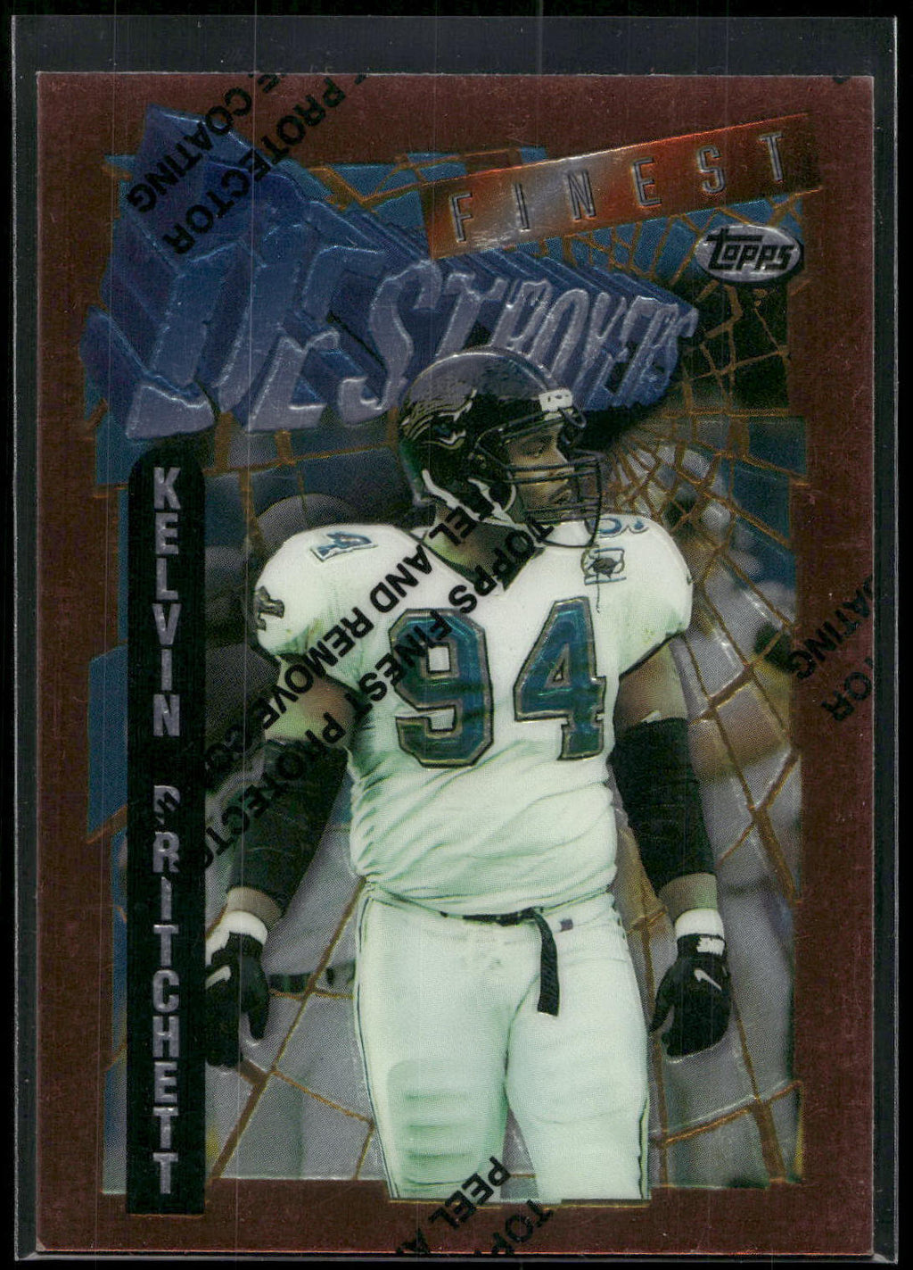 1996 Finest #349 Kelvin Pritchett