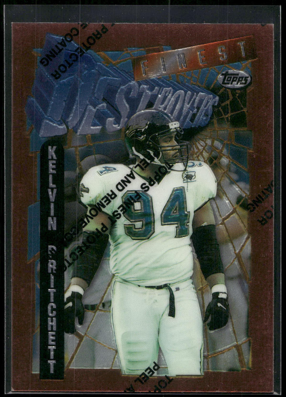 1996 Finest #349 Kelvin Pritchett
