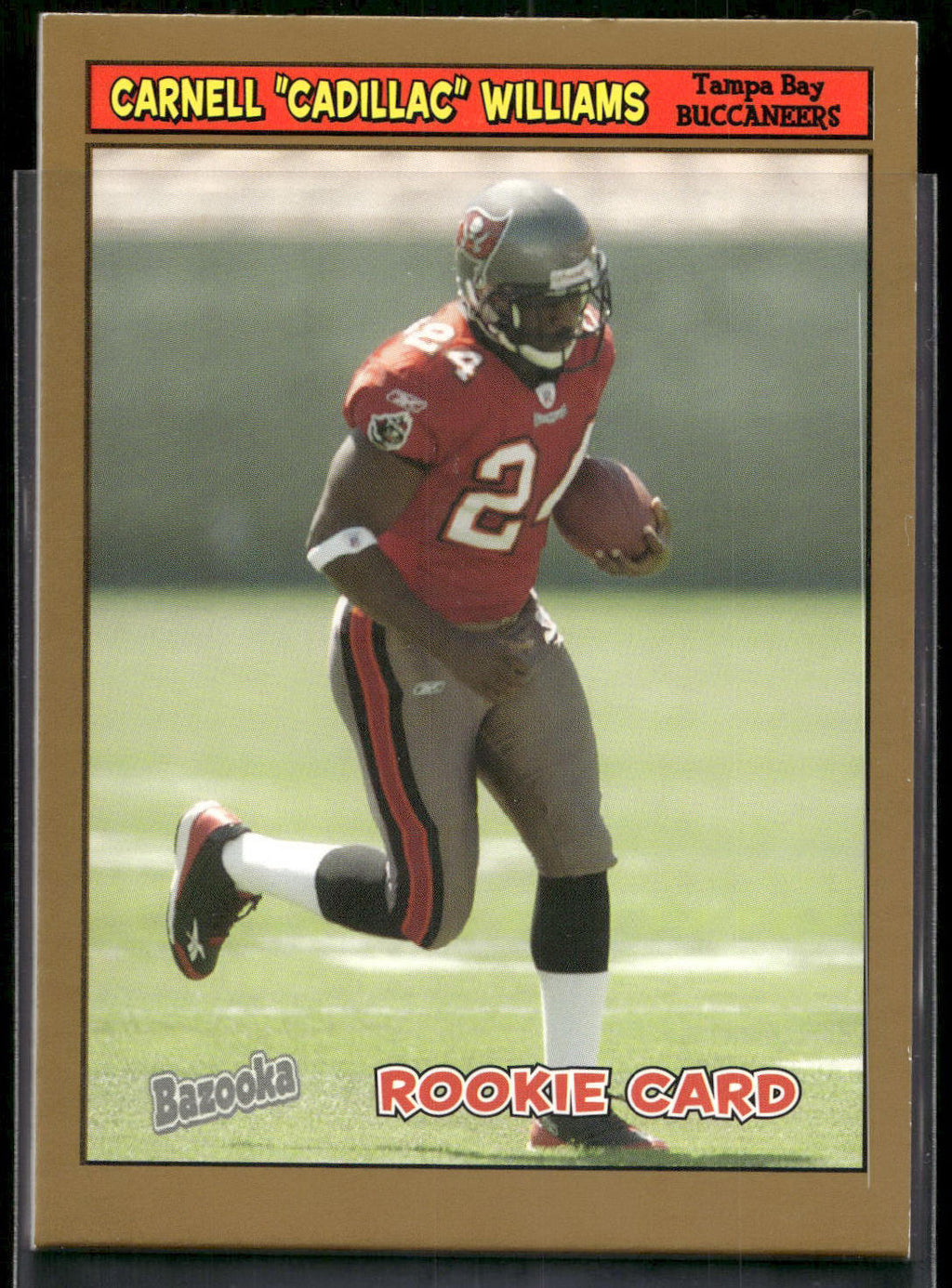 2005 Bazooka #197 Carnell "Cadillac" Williams Gold