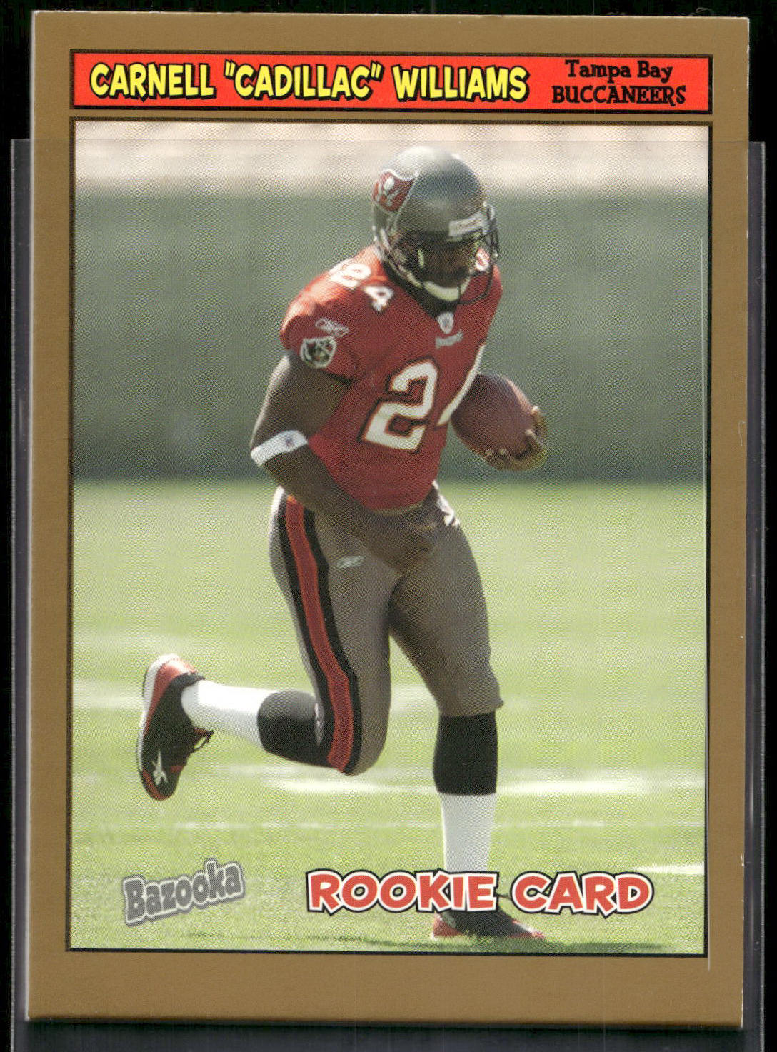 2005 Bazooka #197 Carnell "Cadillac" Williams Gold