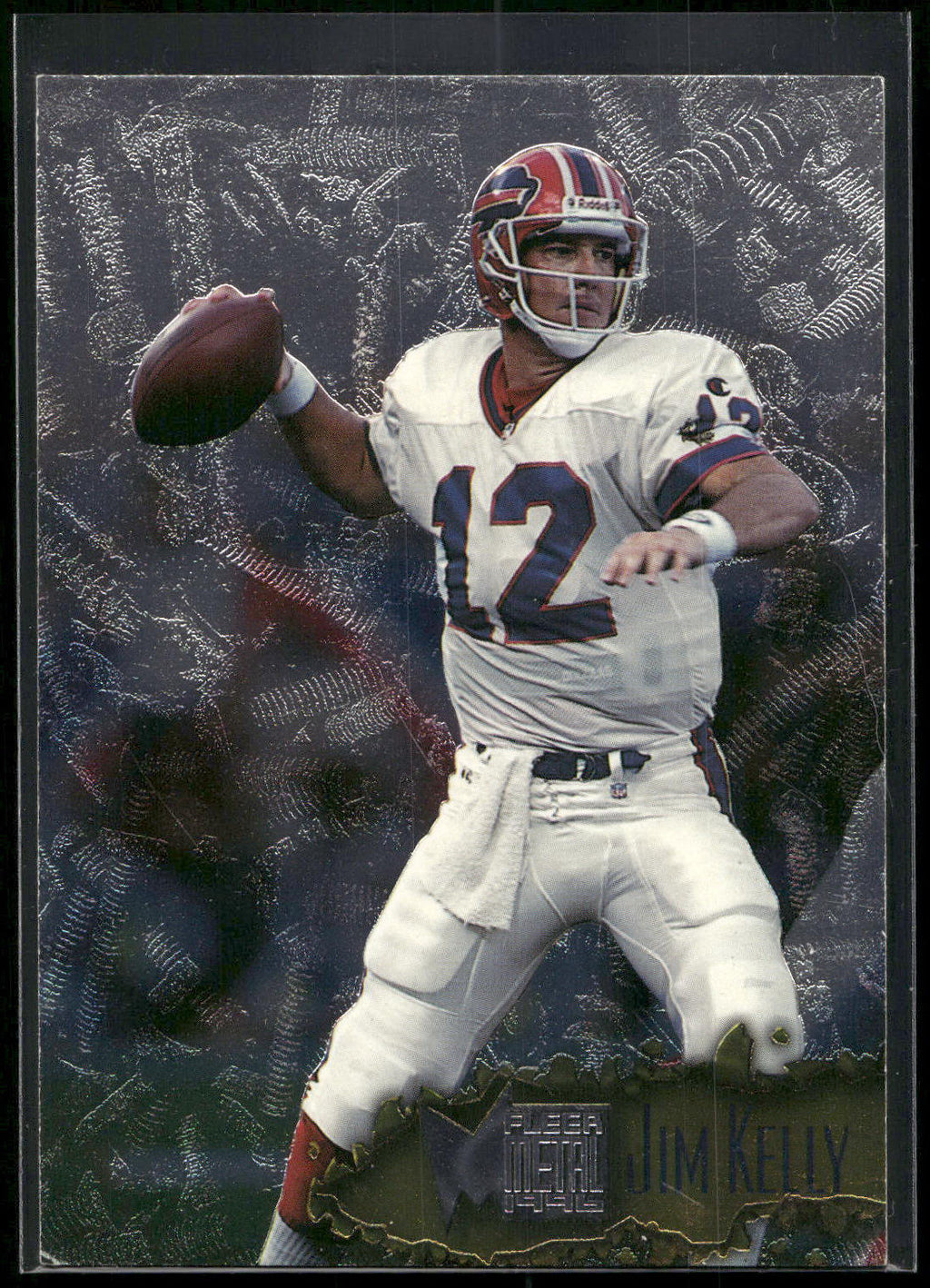 1996 Fleer Metal #13 Jim Kelly