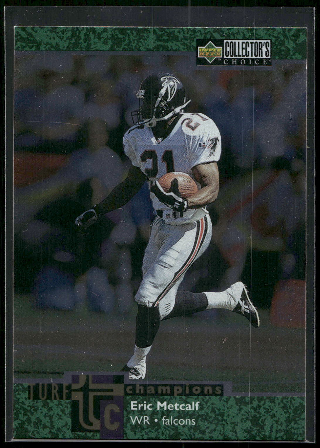 1997 Collector's Choice #TC23 Eric Metcalf Turf Champions