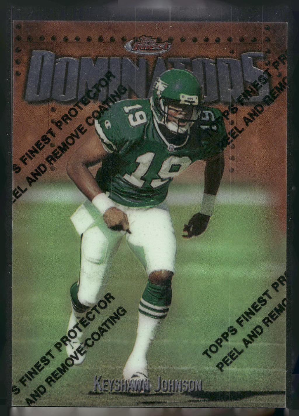 1997 Finest #239 Keyshawn Johnson