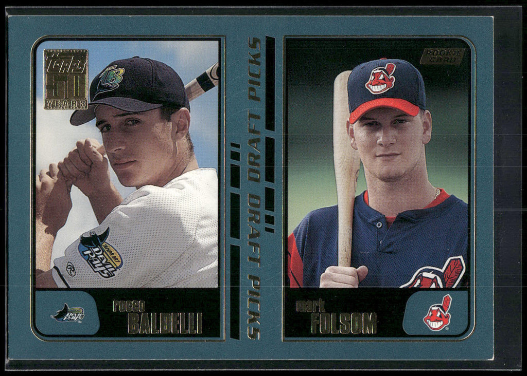 2001 Topps #357 Rocco Baldelli / Mark Folsom