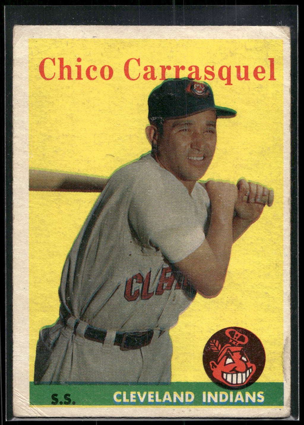 1958 Topps #55 Chico Carrasquel