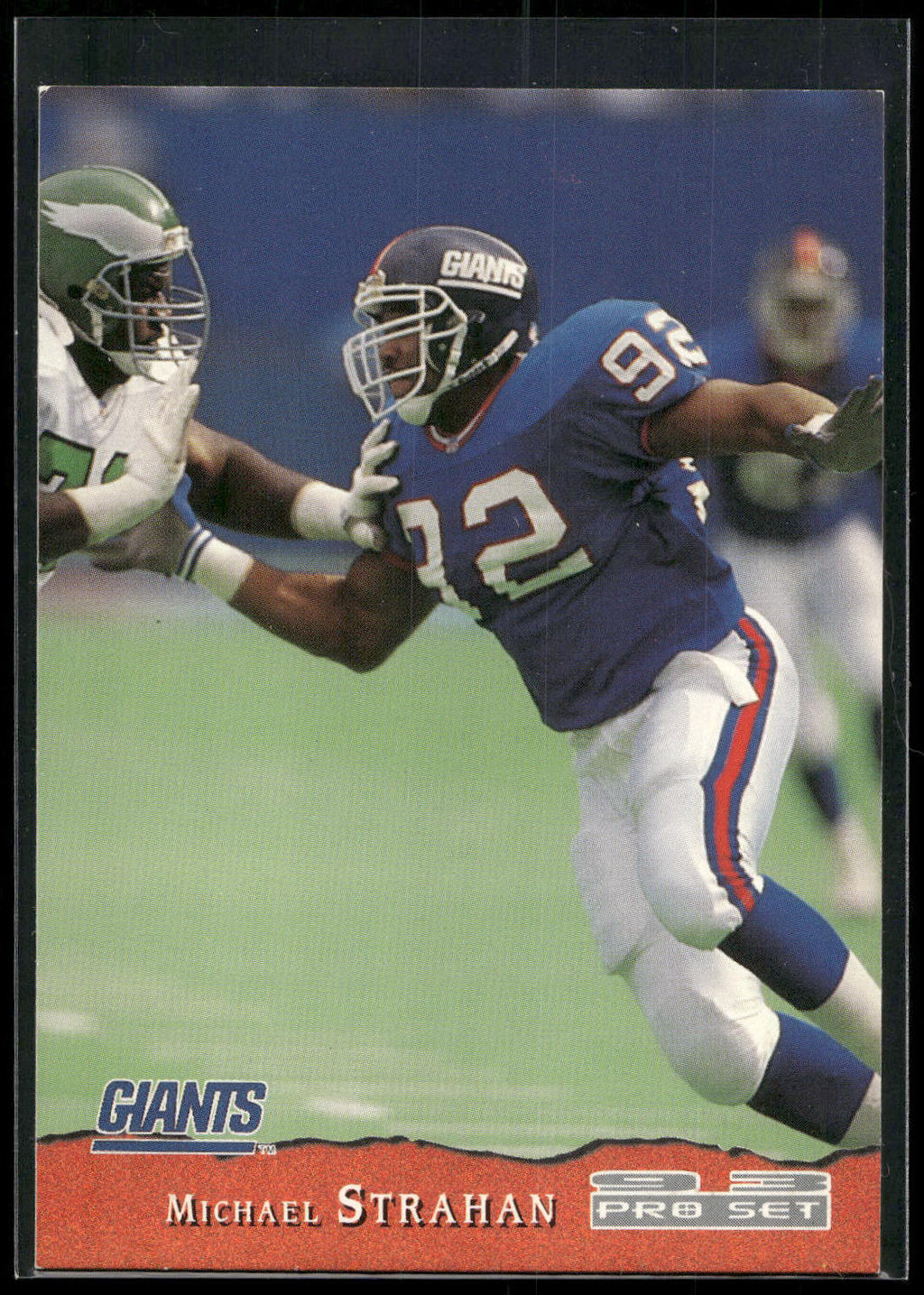 1993 Pro Set #313 Michael Strahan