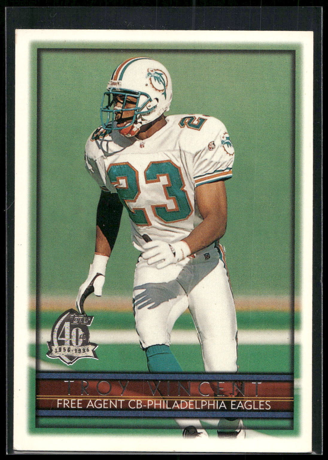 1996 Topps #220 Troy Vincent