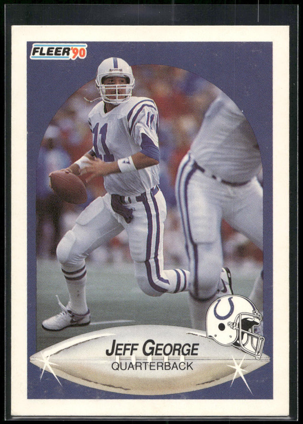 1990 Fleer Update #U-4 Jeff George