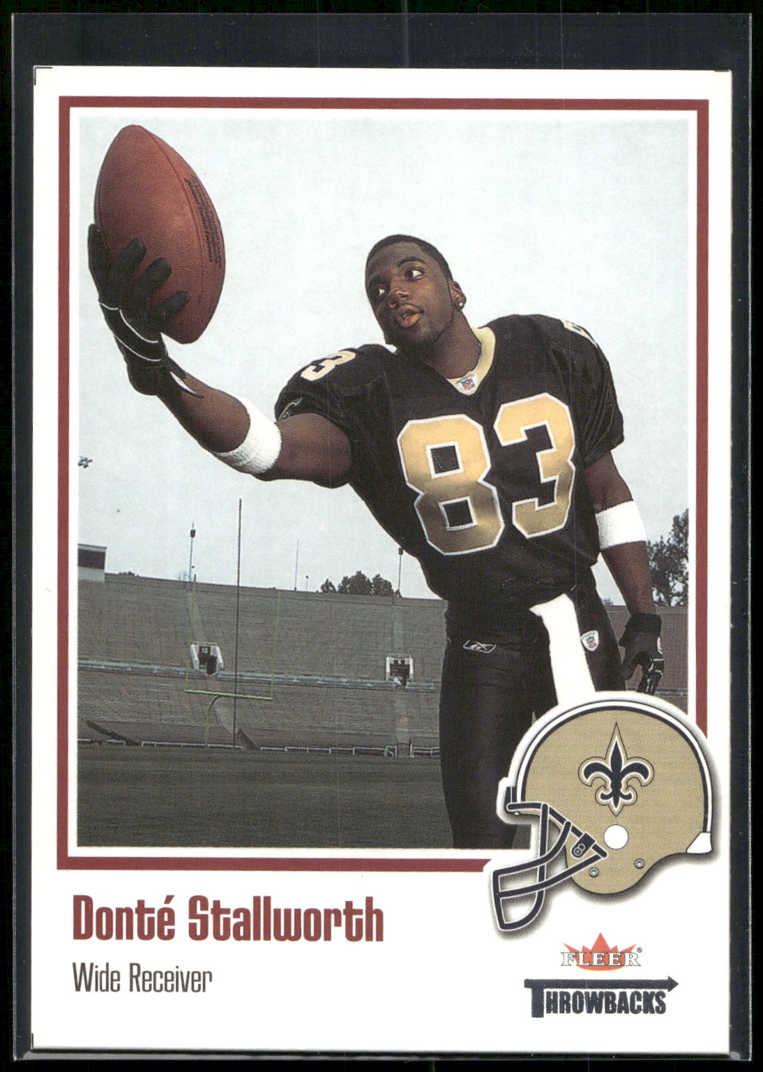2002 Fleer Throwbacks #122 Donté Stallworth