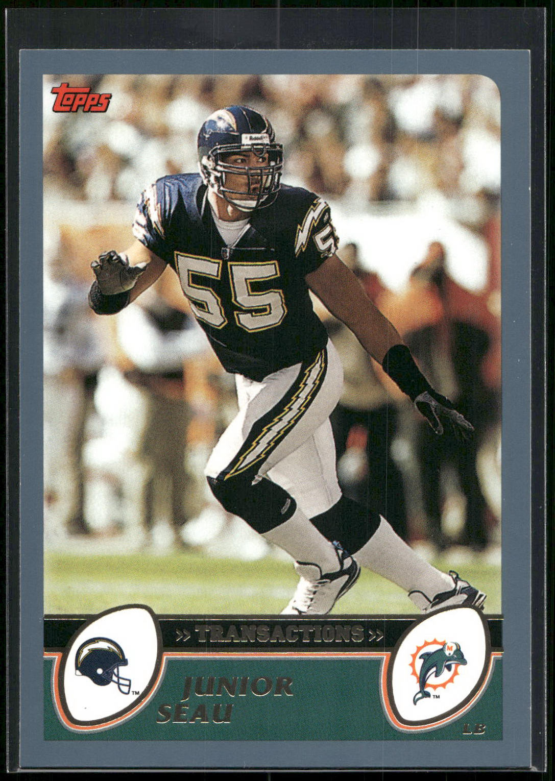 2003 Topps #98 Junior Seau
