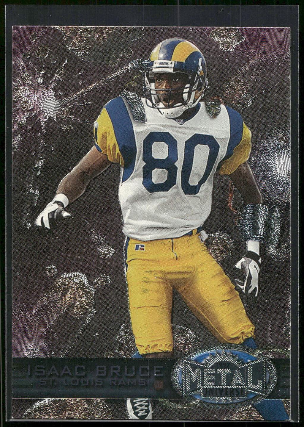 1997 Metal Universe #110 Isaac Bruce